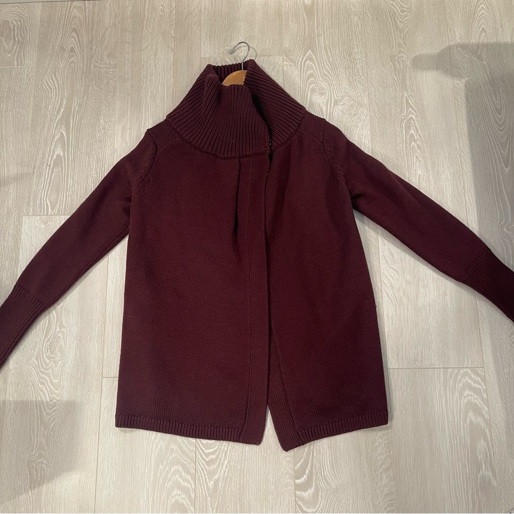 Lululemon Karmic Cocoon Wrap Maroon Burgundy size 4 - Picture 6 of 16